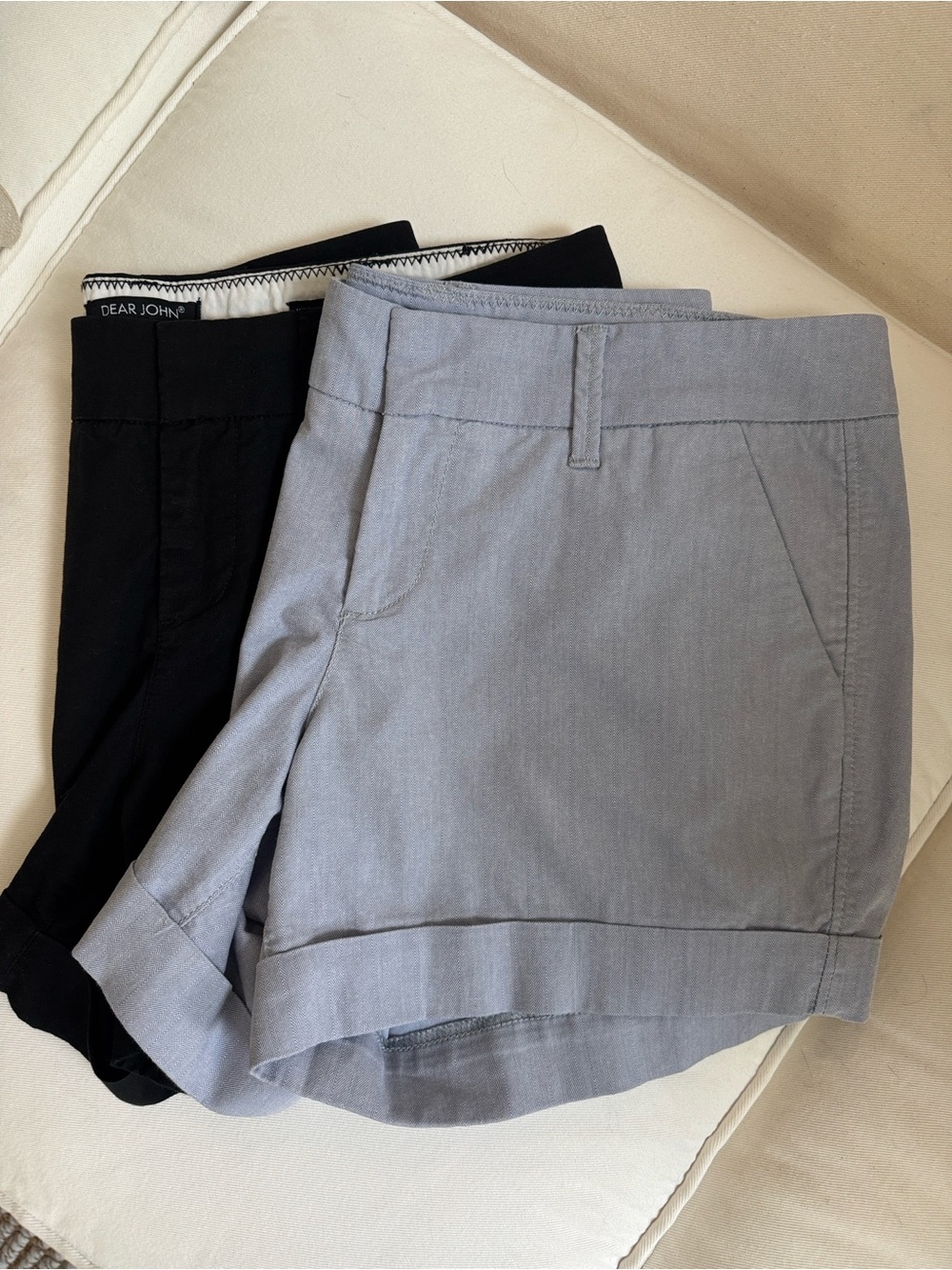 Dear John Bundle -  Black and Lt Blue Hampton Shorts Size 31 - Picture 12 of 12